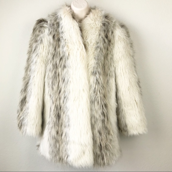 Jordache Jackets & Blazers - VTG 80s Jordache Faux Fur Multi Color Coat